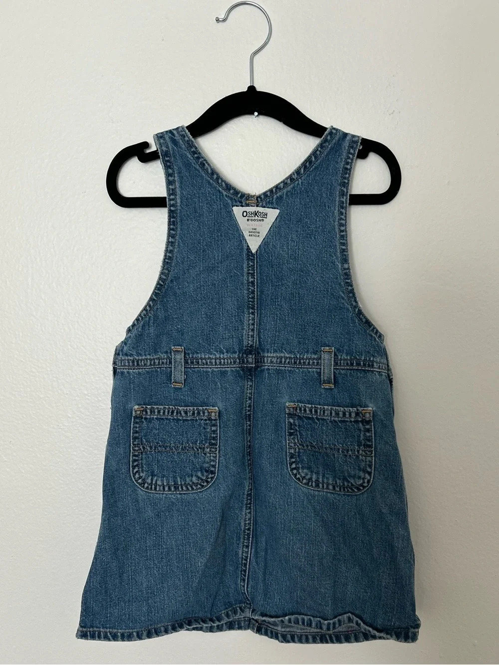 OshKosh B'gosh Denim Overall Dress in Blue